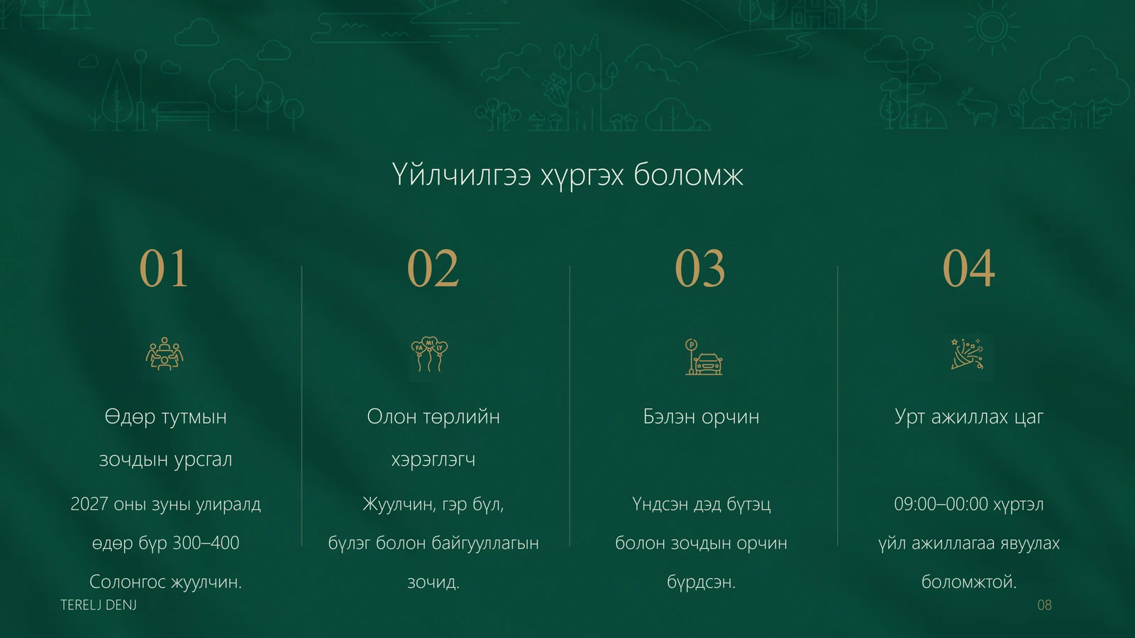 Түрээсийн танилцуулга — хуудас 8